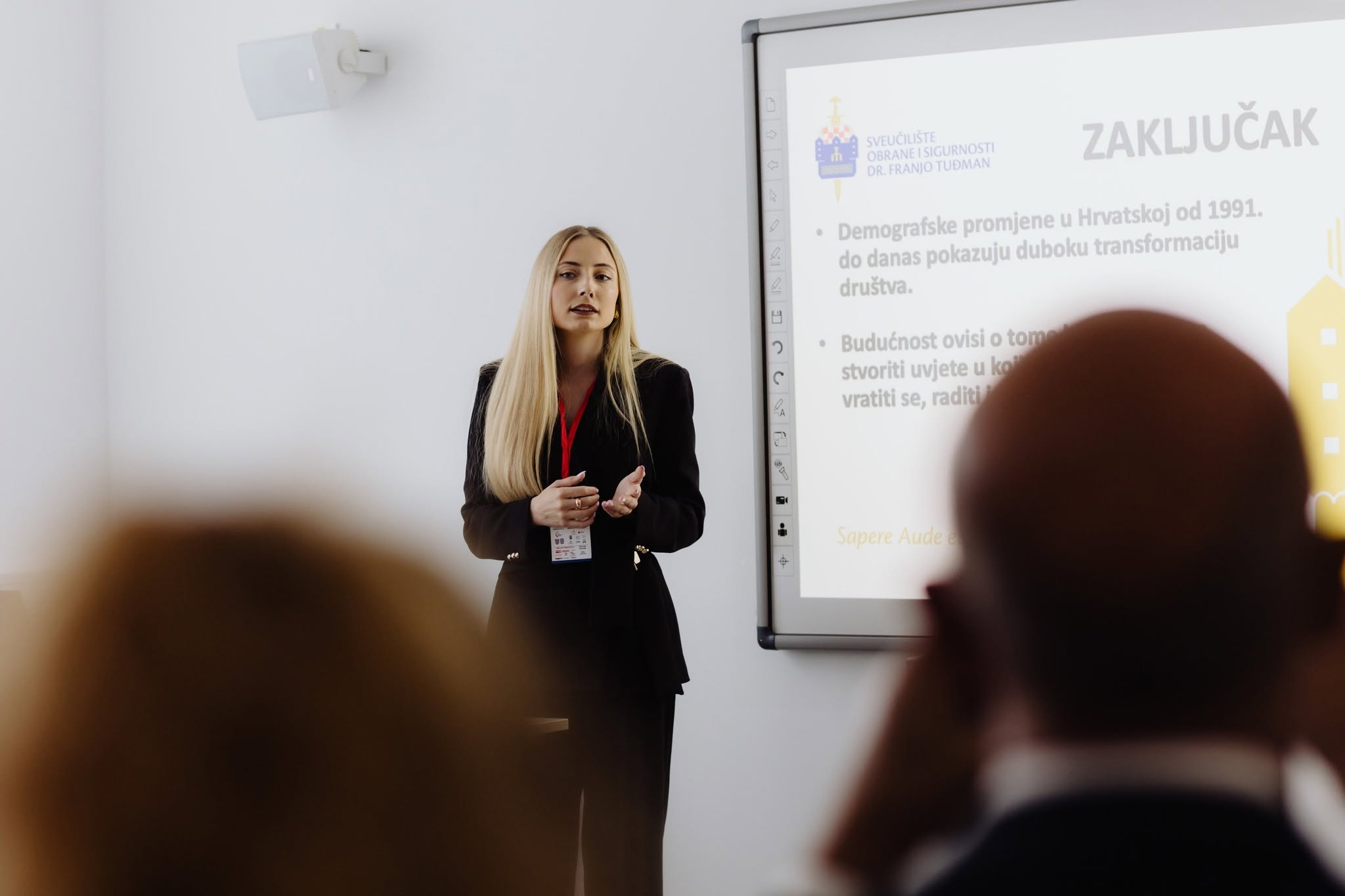 Anamarija Jasak at the 7th Croatian Emigrant Congress