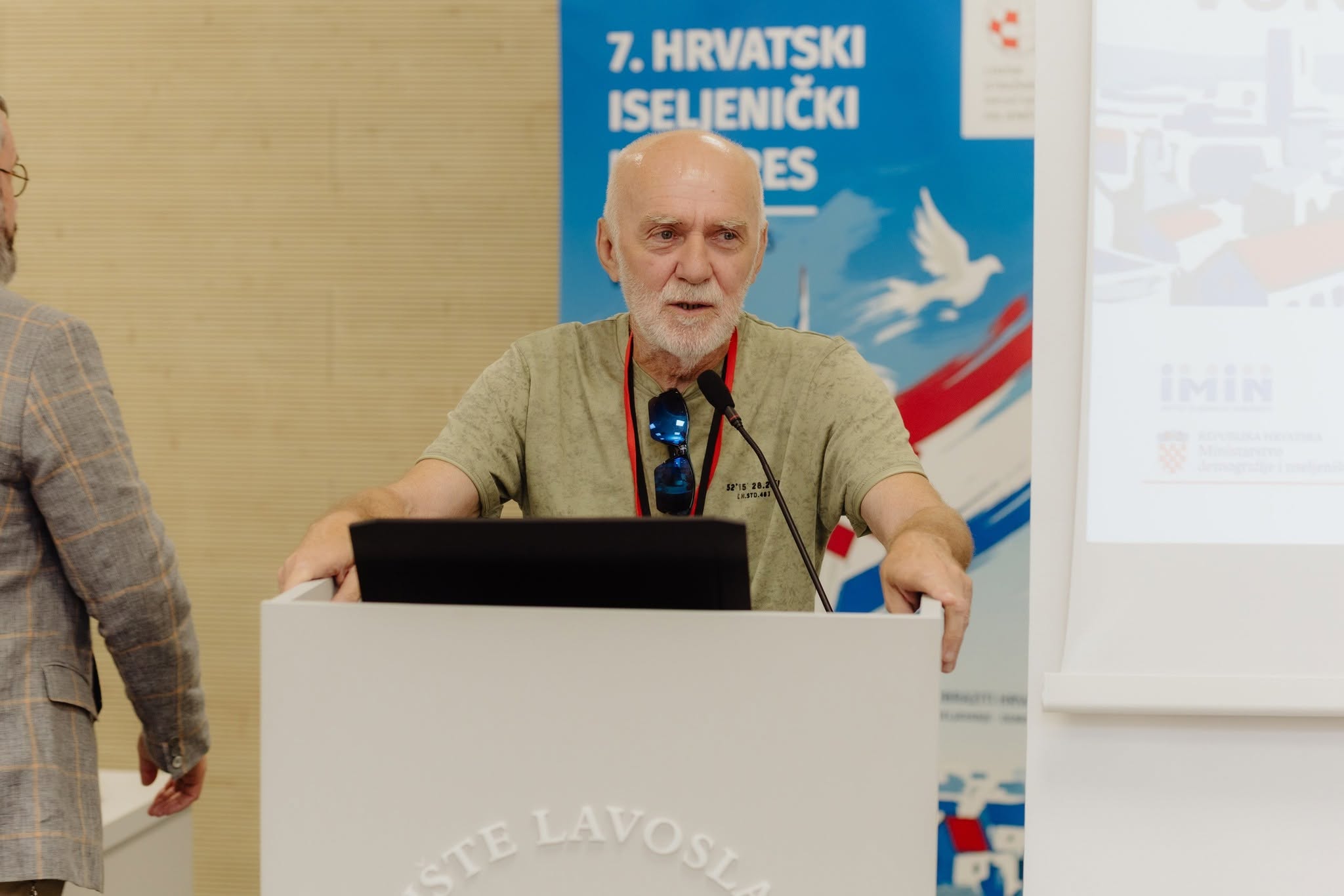 Stjepan Šterc at the 7th Croatian Emigrant Congress