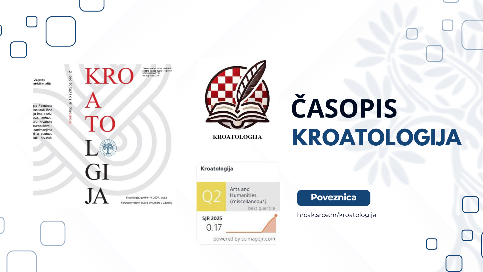 Veliki uspjeh časopisa Kroatologija: iz Q4 u Q2